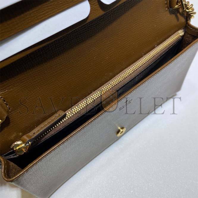 GUCCI HORSEBIT 1955 WALLET WITH CHAIN 621892 (21*19*2.5cm) GUCCI HORSEBIT 1955 WALLET WITH CHAIN 621892 (21*19*2.5cm)